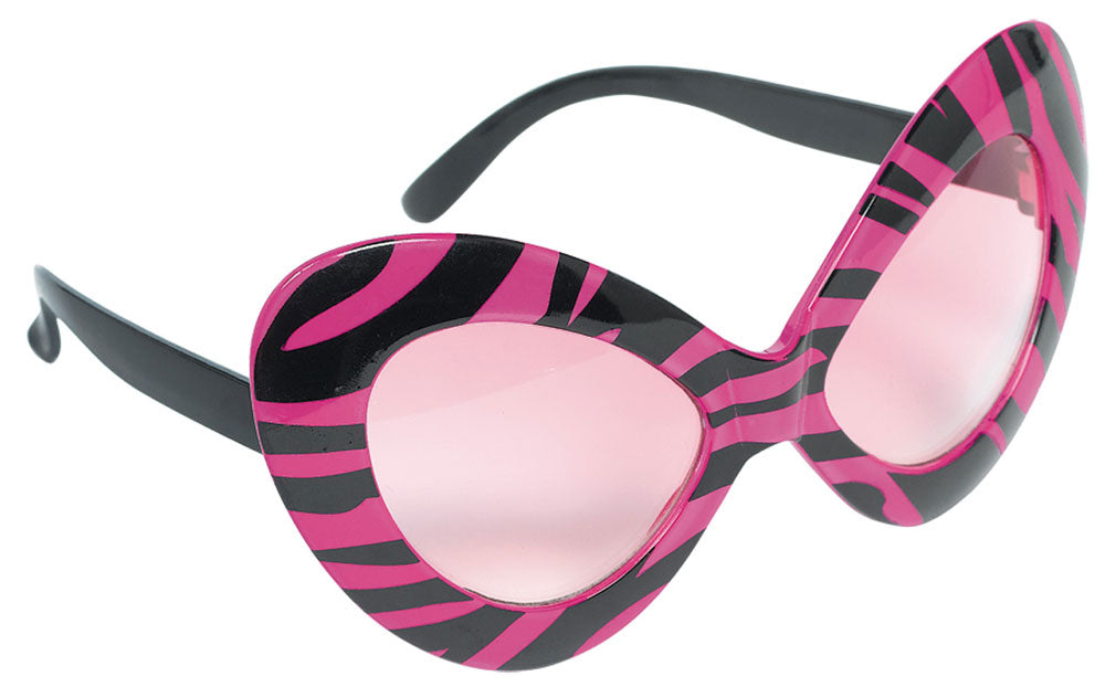 Pink Zebra Diva Brille - 1