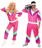 Pinker 80er Jahre Retro Jogger 1