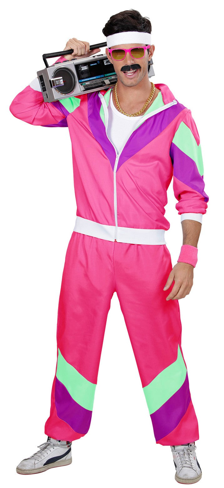 Pinker 80er Jahre Retro Jogger 3