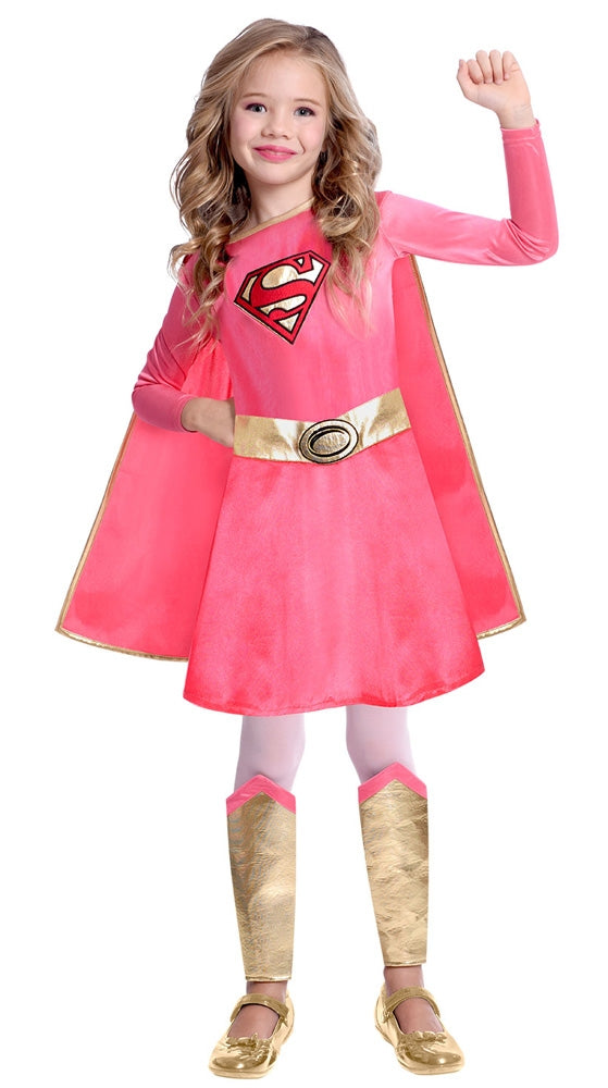 Pink Supergirl Kinderkostüm - 2