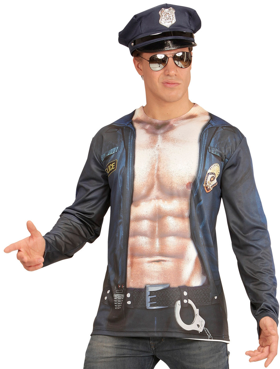 Police 3D Shirt fotorealistisch - 2