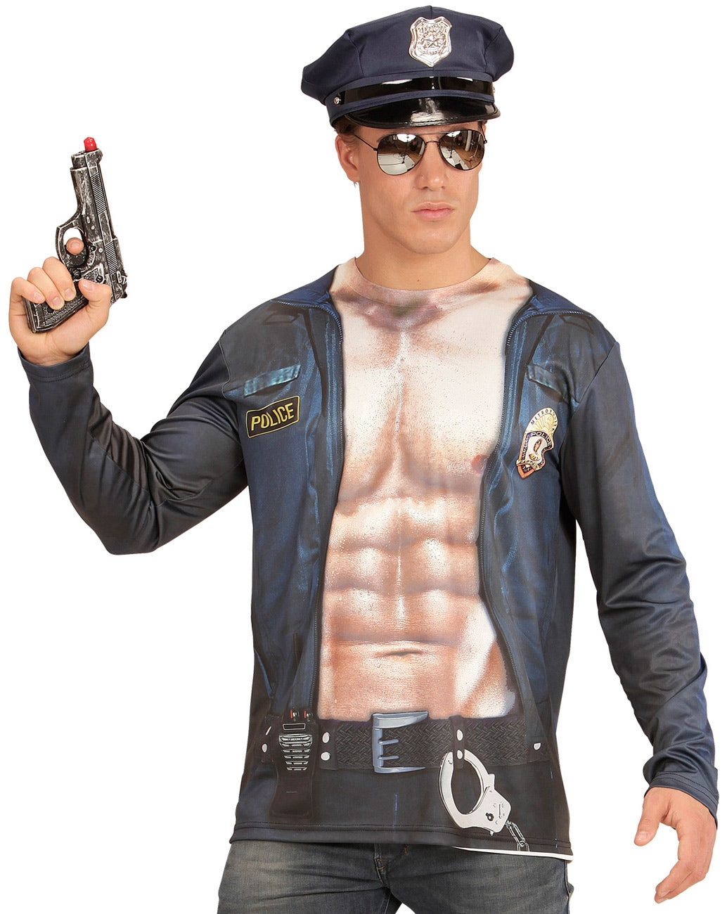 Police 3D Shirt fotorealistisch - 1