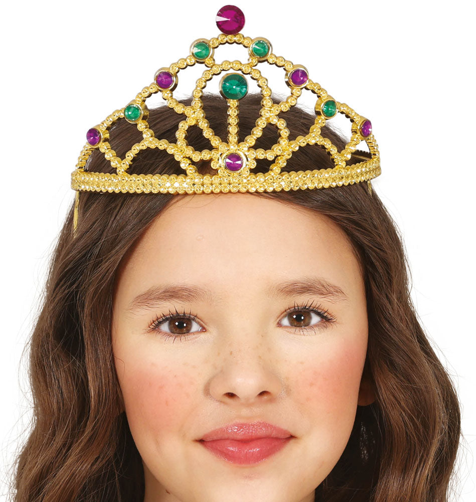 Prinzessin Tiara gold-bunt 1