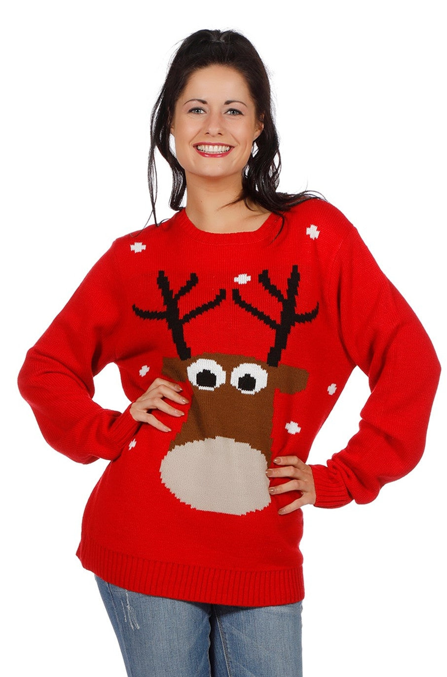 Weihnachtspulli Big Reindeer Unisex - 1