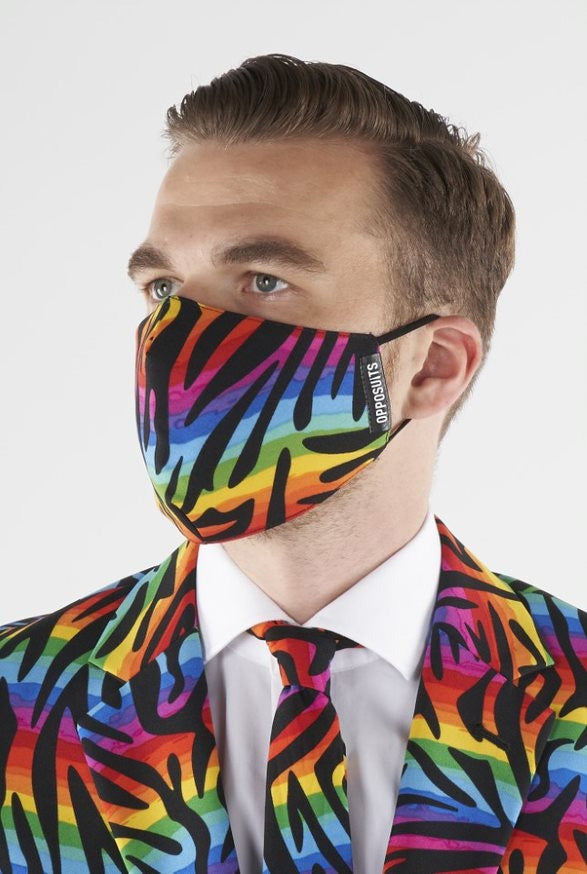 OppoSuits Wild Rainbow Gesichtsmaske - 4