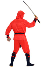 Red Ninja Fighter Kostüm für Herren - 2