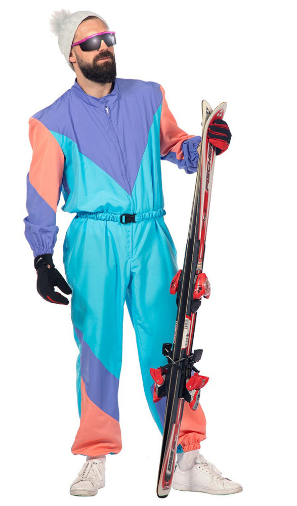 Retro Ski Anzug Herrenkostüm 1