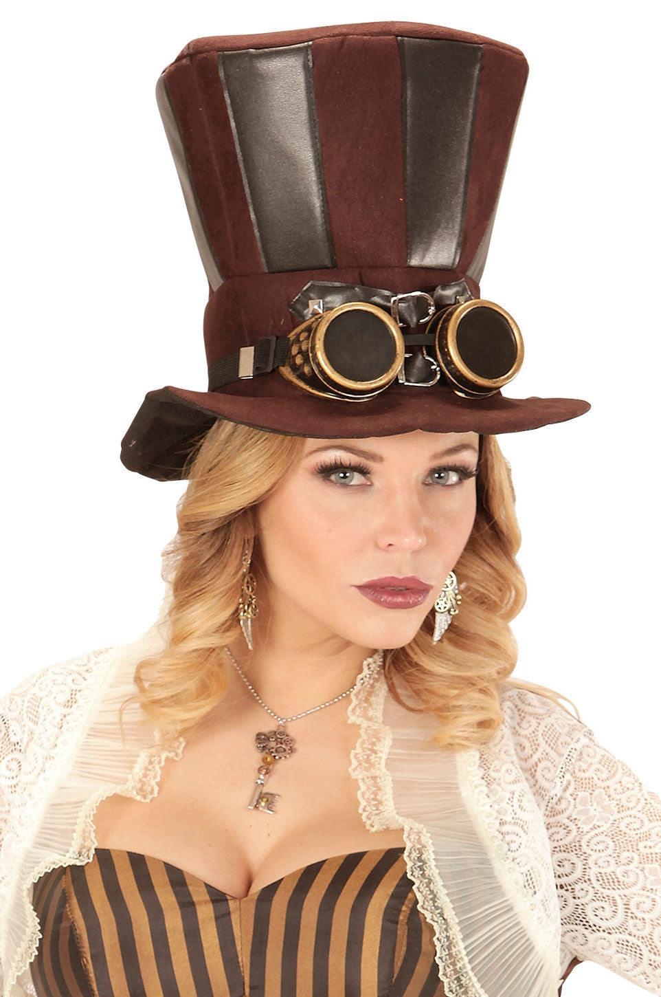 Retro Steampunk Kette mit Schlüssel - 4