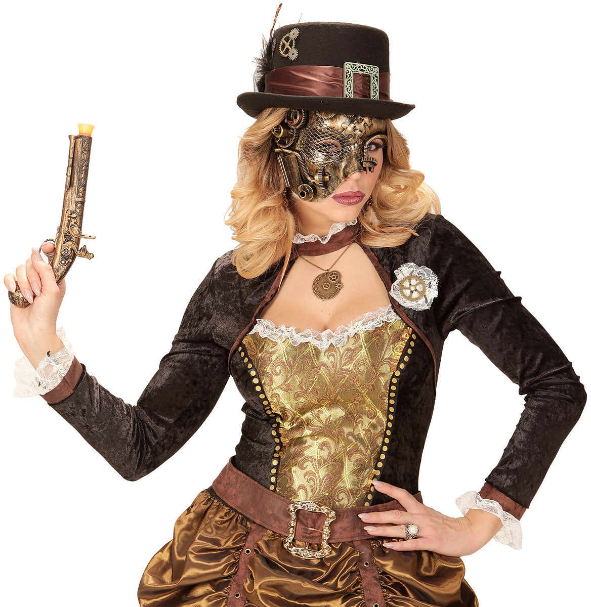 Retro Steampunk Maske für Damen - 3