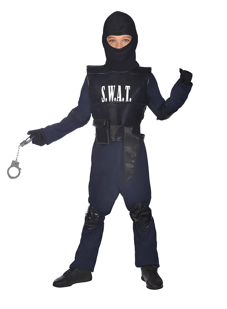 S.W.A.T. Agent Kinder Kostüm - 1