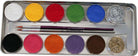 Schmink Palette 12er-Kombi mit Glitzer - 2