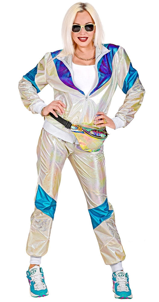 80er Jahre Trainingsanzug holographic Unisex - 4