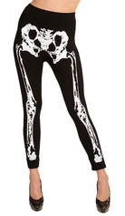 Skelett Leggings 75DEN für Damen - 1