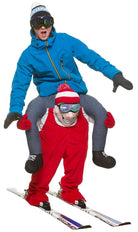 Skifahrer Huckepack Kostüm - 1