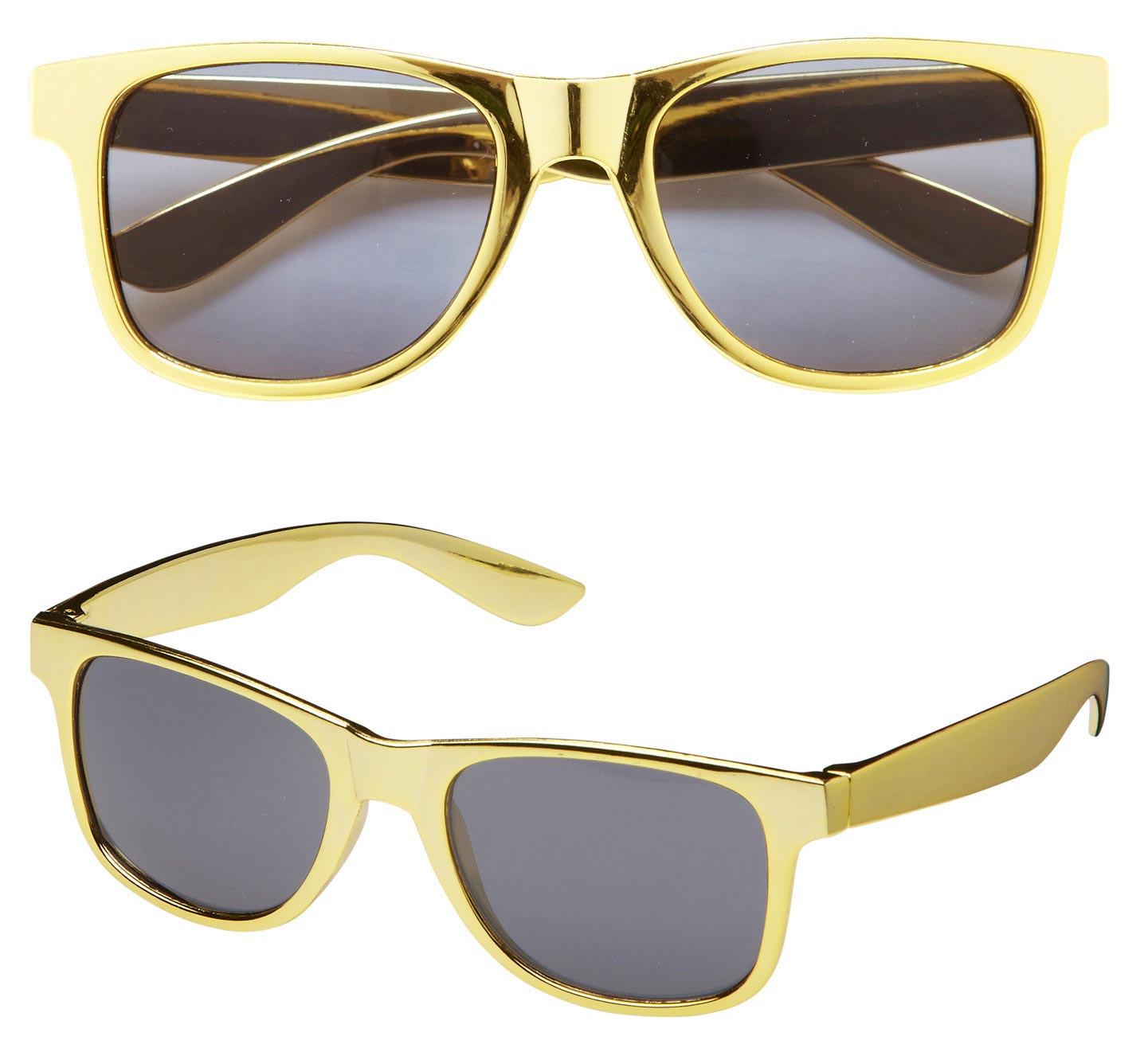 Coole Sonnenbrille goldfarben - 1