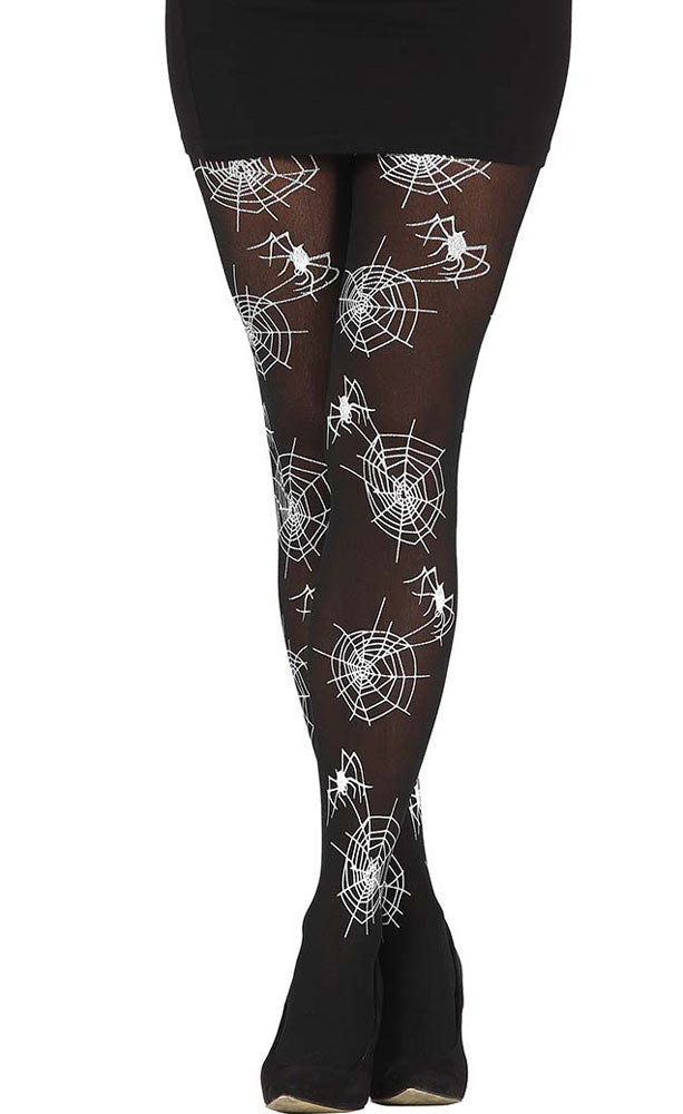 Halloween Spinnennetz Strumpfhose für Damen - 1