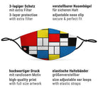 Mund-Nasen-Maske Mondrian - 3