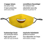 Mund-Nasen-Maske Smiley für Kinder - 4