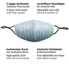 Mund-Nasen-Maske Winter Wald - 5