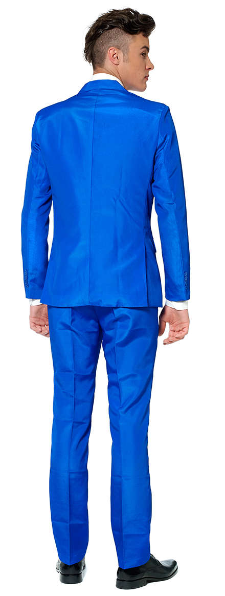 Suitmeister Solid Blue Anzug - 2