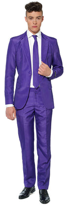 Suitmeister Solid Purple Anzug - 1