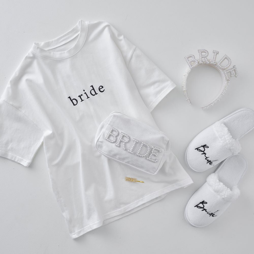 T-Shirt Bride Größe L in Weiß 4