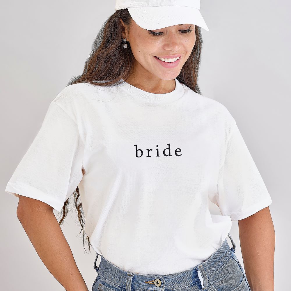 T-Shirt Bride Größe M in Weiß 1