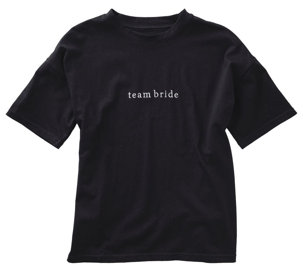 T-Shirt Team Bride Größe L in Schwarz 2