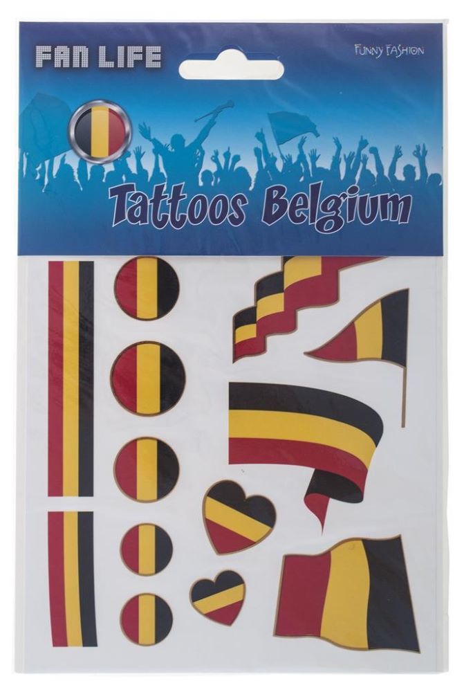 Tattoo-Set Belgien 1