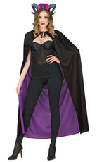 Wendbares Cape schwarz-violett - 2