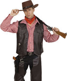 Texas Cowboy Weste für Herren braun - 1