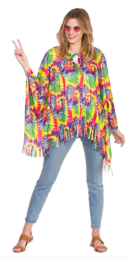 Hippie Poncho für Damen und Herren Deluxe - 1