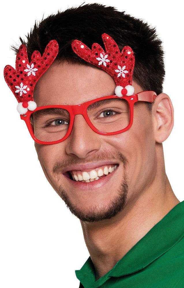 Weihnachts Rentier Brille 1