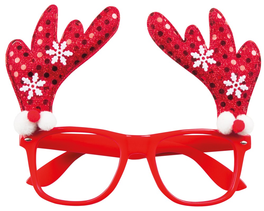 Weihnachts Rentier Brille 2