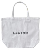 Weiße Team Bride Tragetasche 55cm x 72cm 3