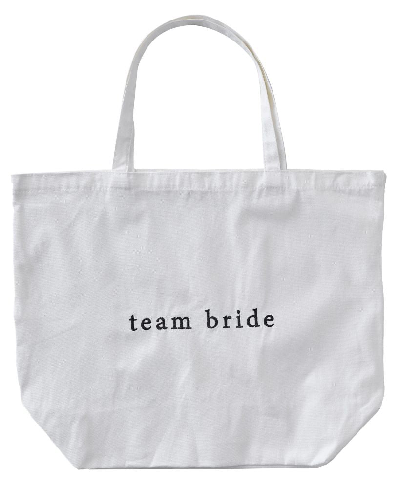 Weiße Team Bride Tragetasche 55cm x 72cm 3