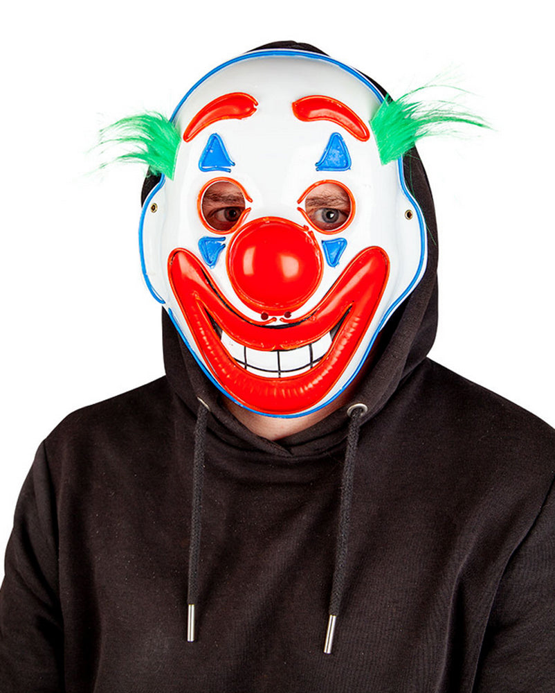 Smiling Face LED Clownsmaske - 2