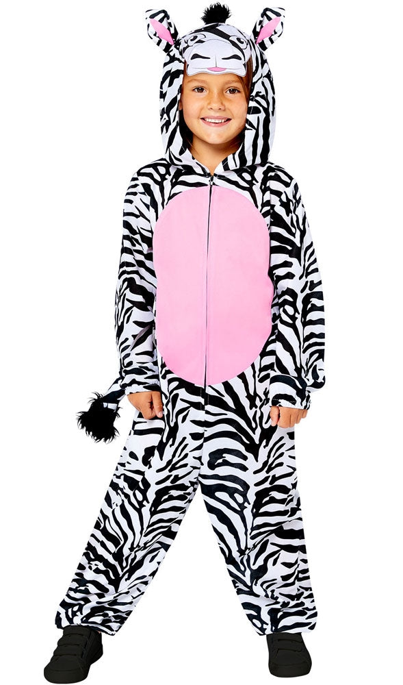 Zibbie Zebra Overall Kostüm für Kinder - 1