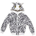 Zebra Jacke Plüschkostüm - 2