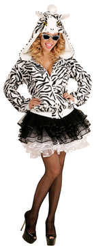 Zebra Jacke Plüschkostüm - 3