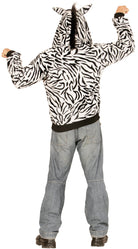 Zebra Jacke Plüschkostüm - 4